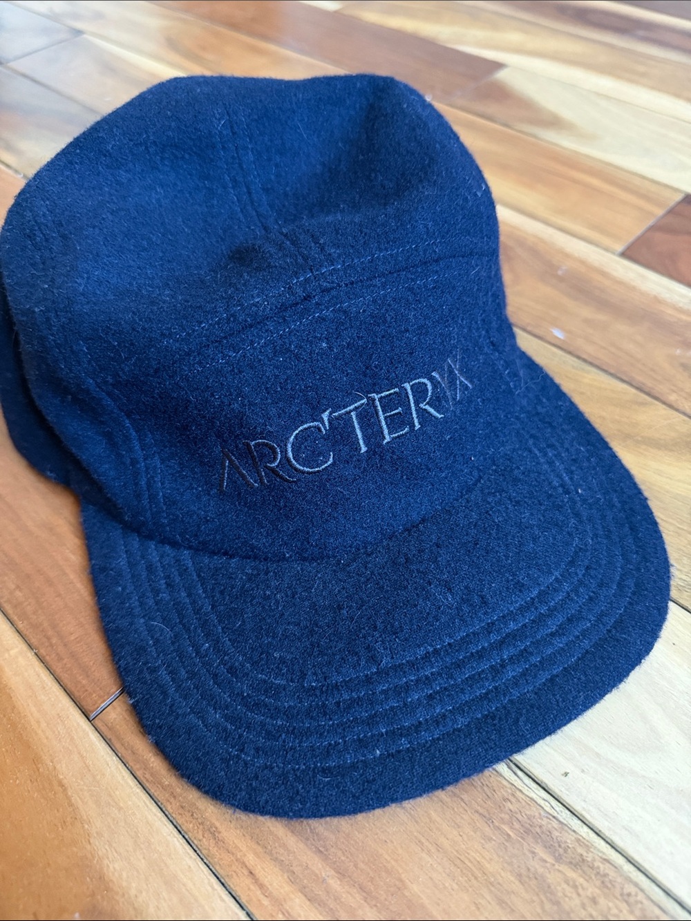 Arc'teryx Navy Wool Five-Panel Cap